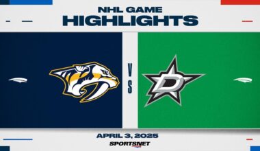 NHL Highlights | Predators vs. Stars - April 3, 2025