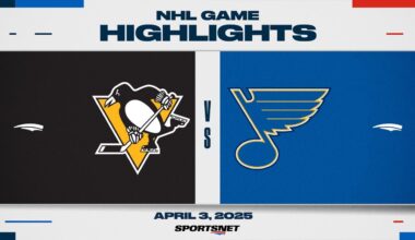 NHL Highlights | Penguins vs. Blues - April 3, 2025