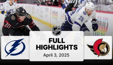 NHL Highlights | Lightning vs. Senators | April 03, 2025