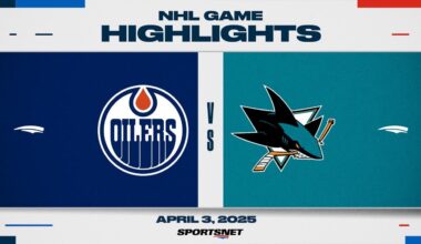 NHL Highlights | Oilers vs. Sharks - April 3, 2025