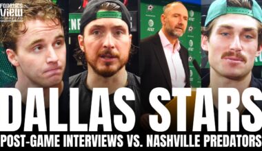 Jake Oettinger, Matt Duchene, Mason Marchment & Peter DeBoer Recap Dallas Stars Win vs. Nashville