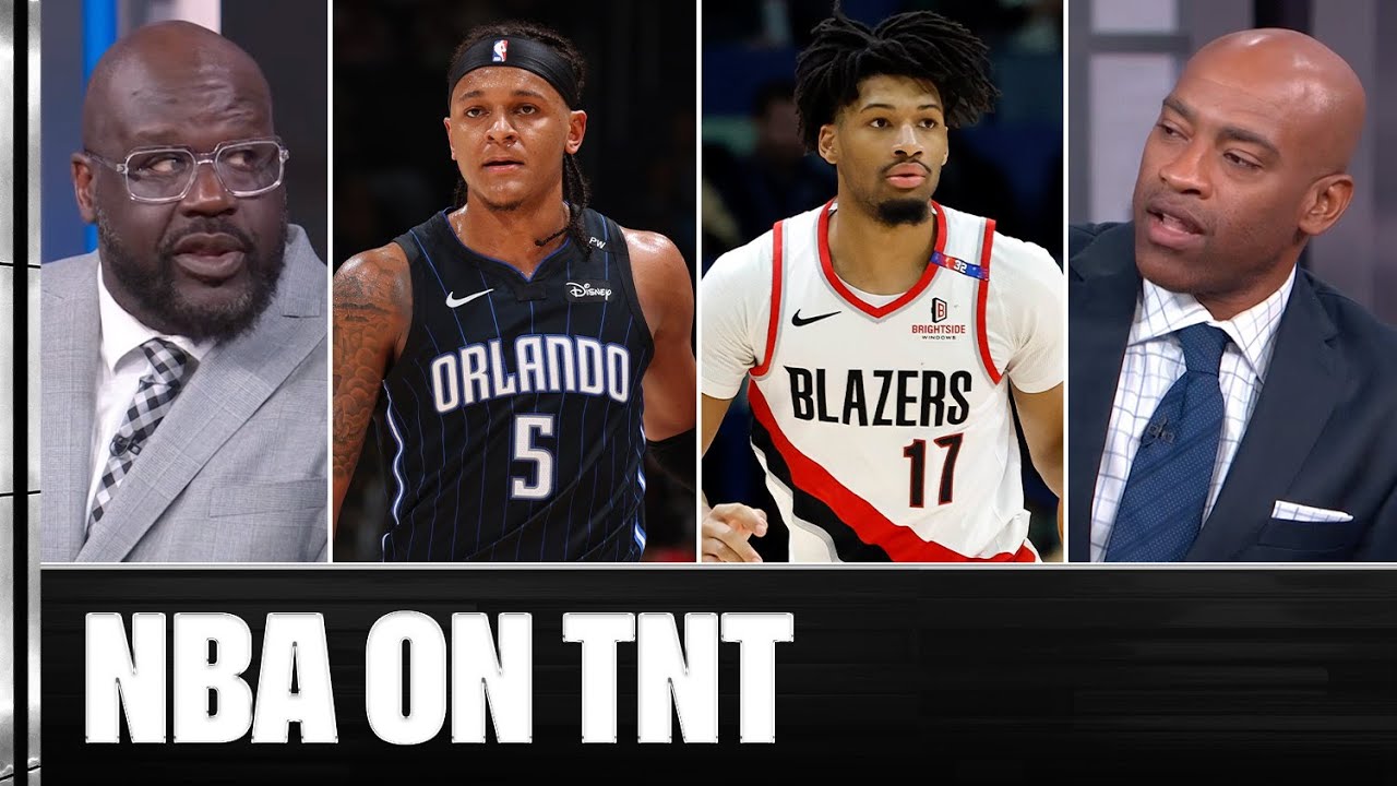 Shaq Reacts to Paolo Joining an ELITE Orlando Magic Club + VC Talks Sharpe's Game 👊 | NBA on TNT