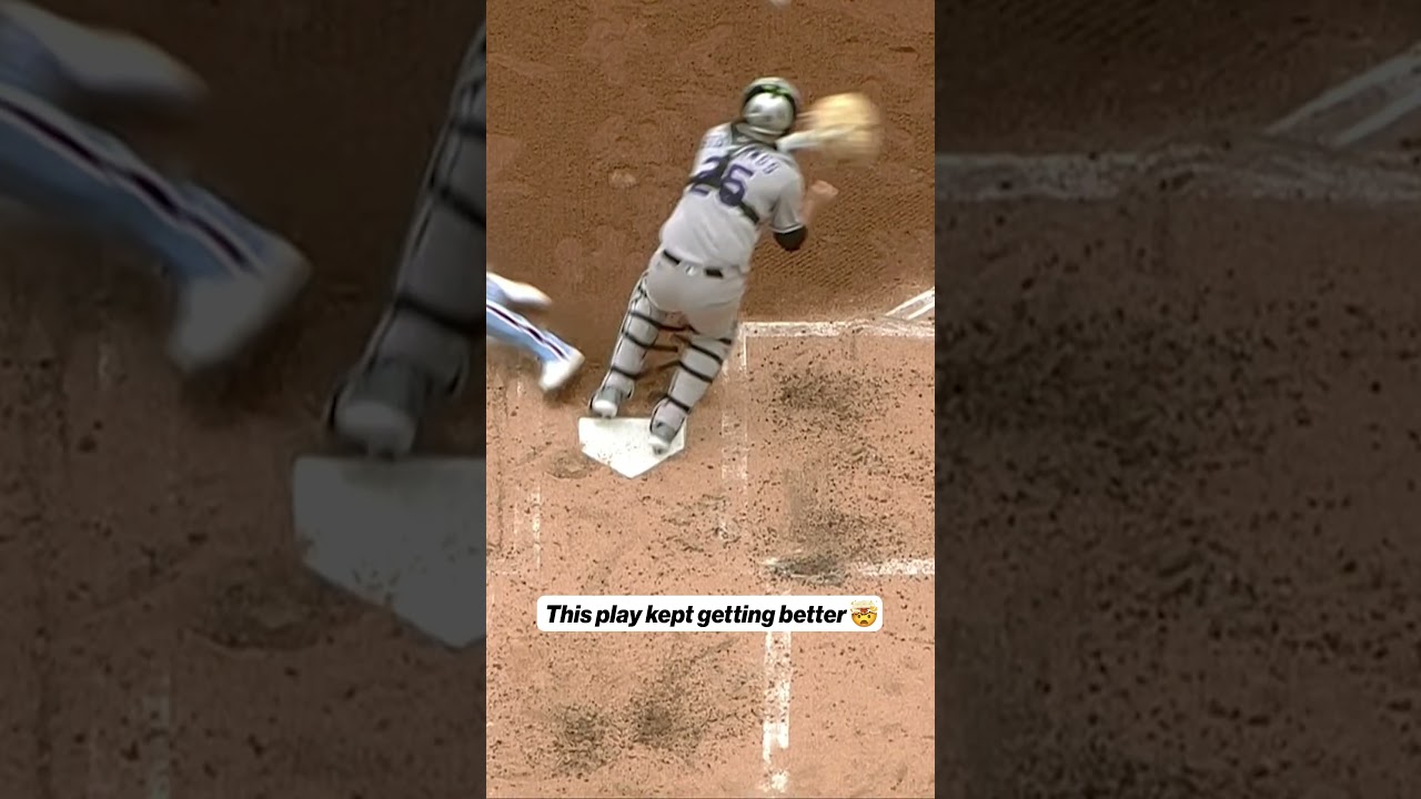 This play just kept getting BETTER 👀 #baseball #mlb #amazing #play