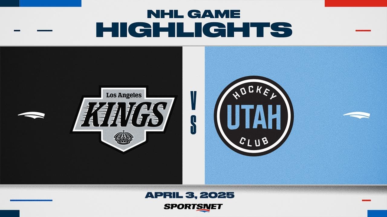 NHL Highlights | Kings vs. Utah HC - April 3, 2025