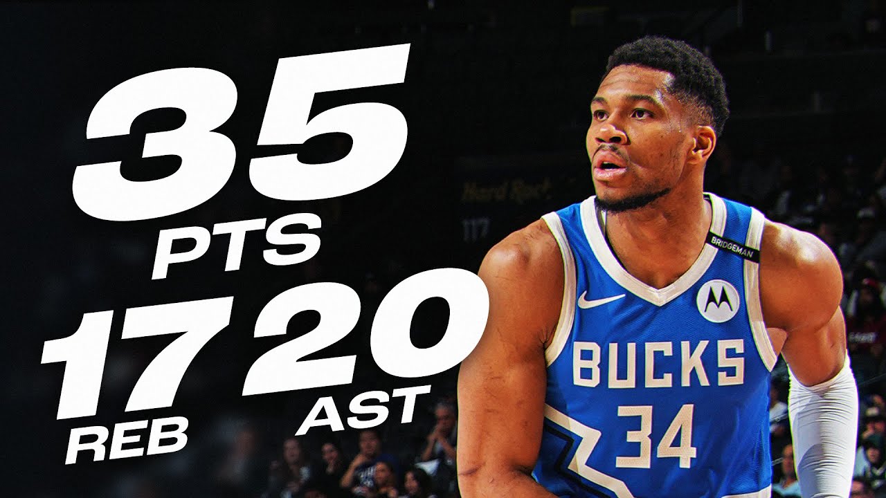 Giannis Antetokounmpo's HISTORIC TRIPLE-DOUBLE! 😱 | April 3, 2025