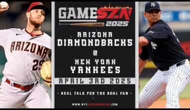GameSZN Live: Arizona Diamondbacks @ New York Yankees - Kelly vs. Carrasco