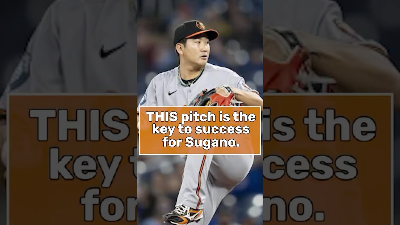 THIS PITCH is the key to success of Orioles' Tomoyuki Sugano #orioles #baltimoreorioles #mlb #shorts