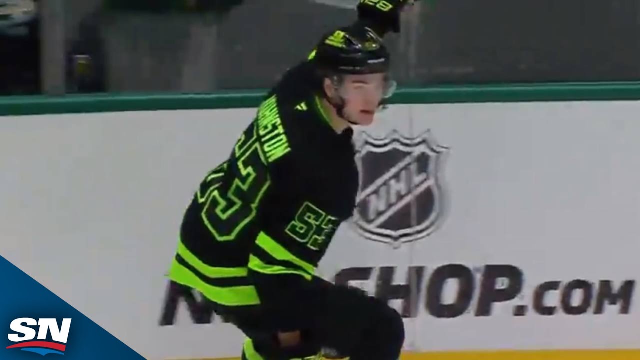 Stars' Wyatt Johnston Shows Off Magical Hands Before Burying Breakaway Goal