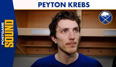 "Reims Is Strong And Steady" | Peyton Krebs After Buffalo Sabres Defeat Ottawa 5-2