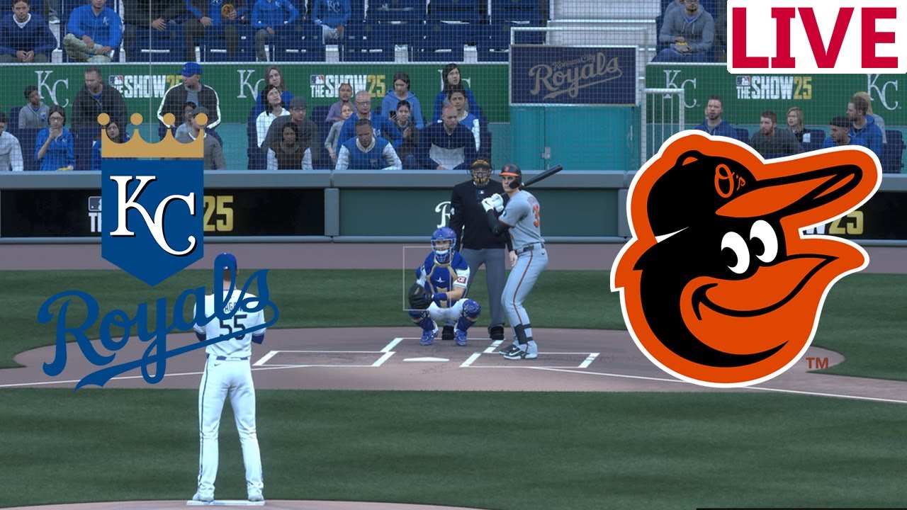 🔴LIVE 🔴Baltimore Orioles VS Kansas City Royals/April 4th/ Mlb Season / Mlb the show 25