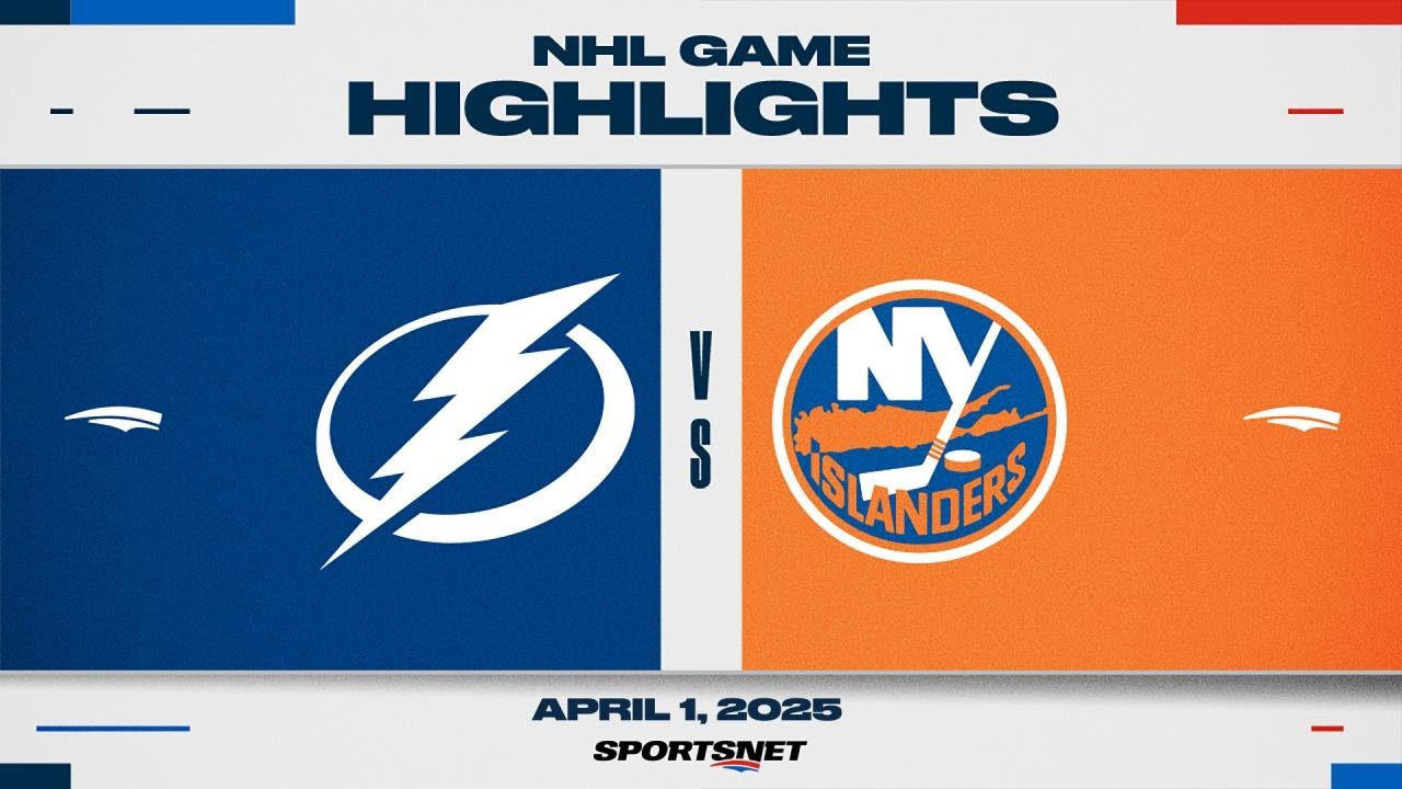 NHL Highlights | Lightning vs. Islanders - April 1, 2025