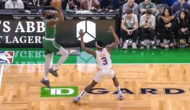 UNREAL 😱 Jaylen Brown HITS CRAZY HALFCOURT SHOT on ONE LEG 🔥