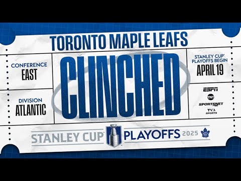 Toronto Maple Leafs 2024-25 Plays of the Year #clinched #stanleycup