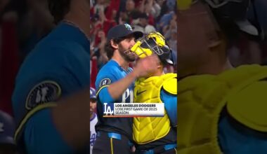 Dodgers are no longer undefeated 👀 #Dodgers #Phillies #MLB #LosAngelesDodgers