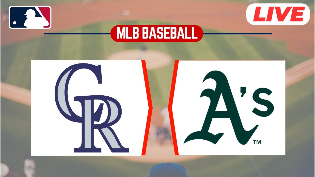 🔴LIVE : Colorado Rockies vs Athletics | MLB Major League 2025 Live Score Today