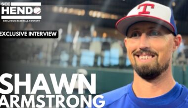 Shawn Armstrong talks Texas Rangers bullpen, MLB THE SHOW & gives his mt Rushmore of pitchers
