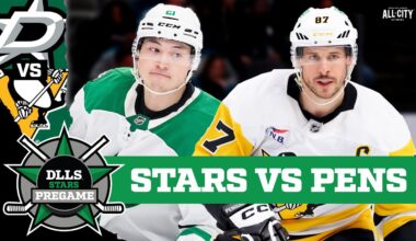 Dallas Stars vs Pittsburgh Penguins | DLLS STARS PREGAME
