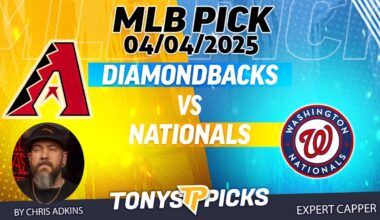 Arizona Diamondbacks vs Washington Nationals 4/4/25 MLB Pick to Bet