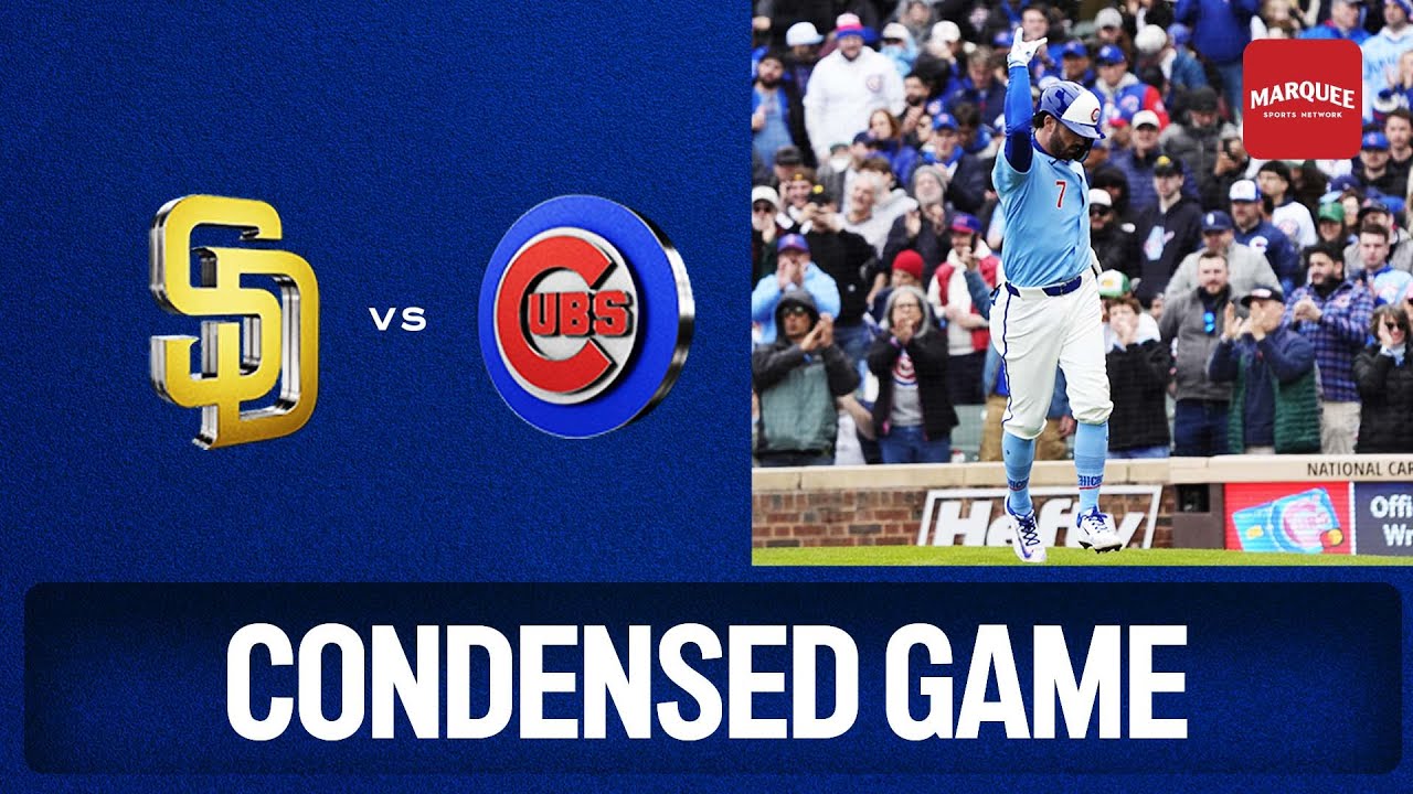 Condensed MLB game highlights: Cubs offense stays red hot at Wrigley field against Padres