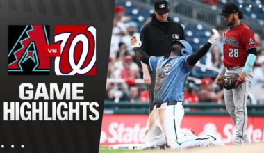 Diamondbacks vs. Nationals Game Highlights (4/5/25) | MLB Highlights