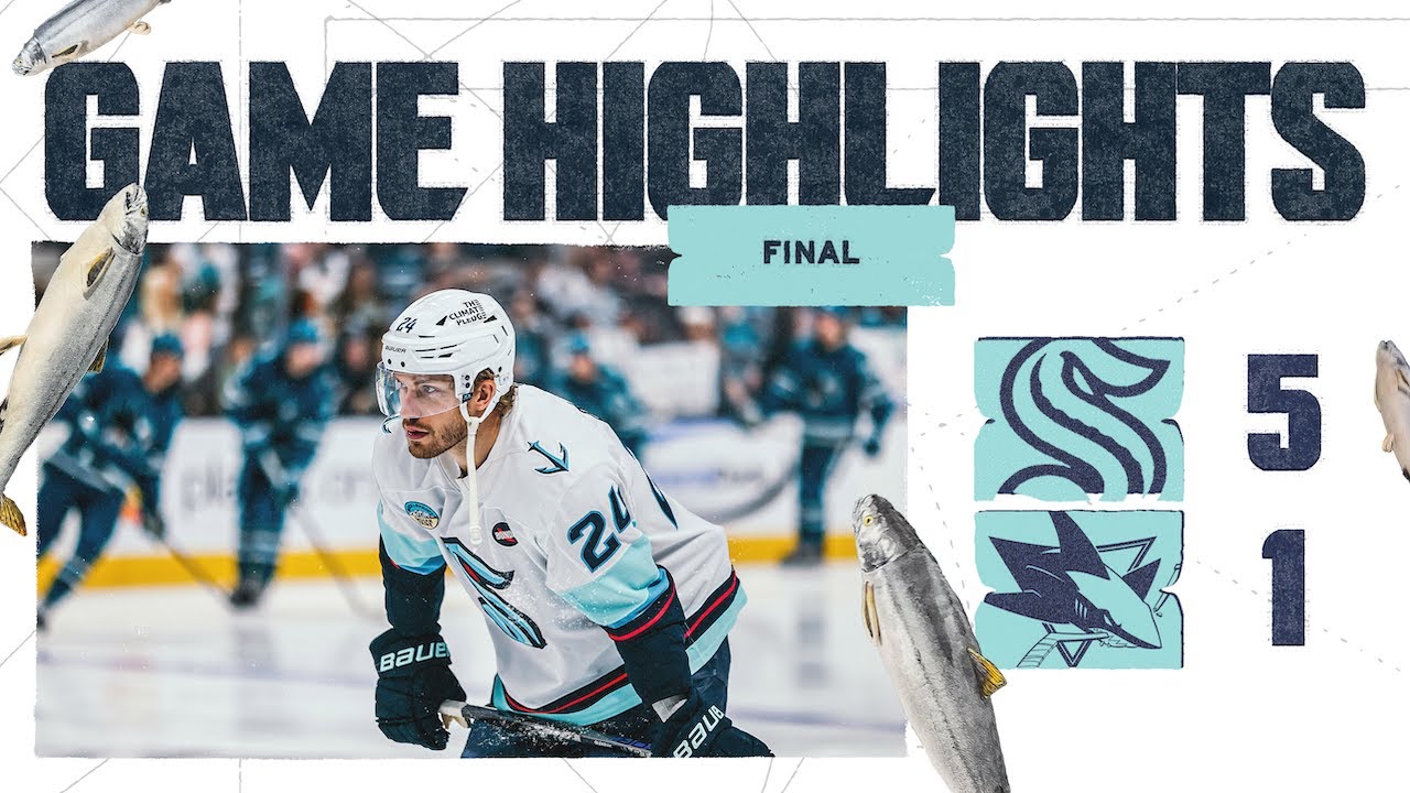 Seattle Kraken at San Jose Sharks | 04/05 Game Highlights