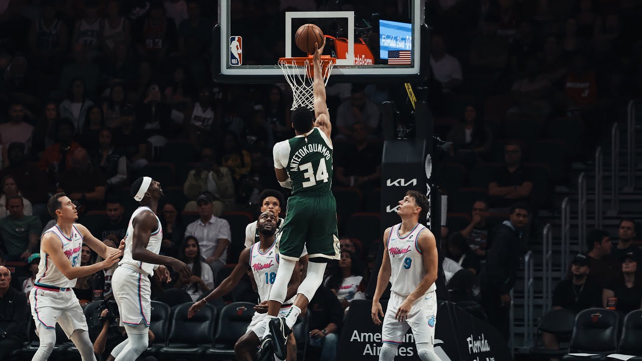 Highlights: Giannis Antetokounmpo Scores 36 Points vs. Heat | 04.05.25