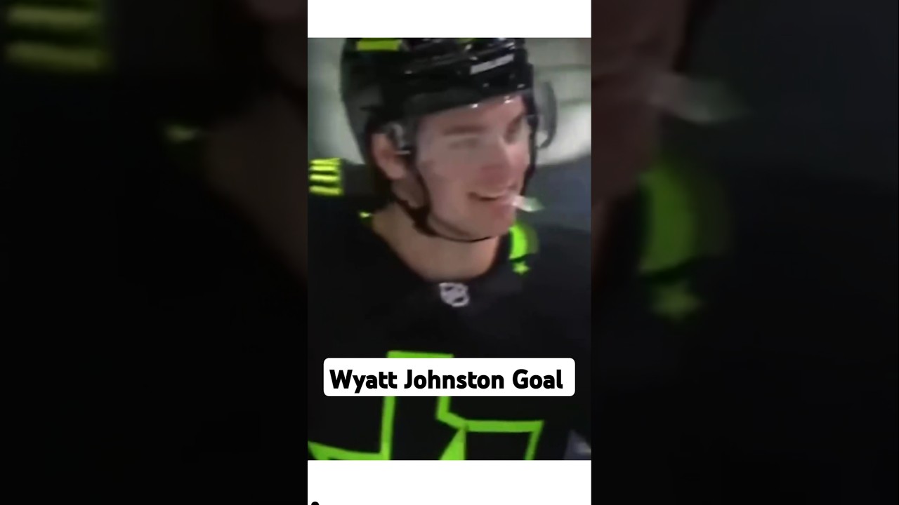 Wyatt Johnston Goal 4/3/25 vs Nashville Predators #wyattjohnston #dallasstars #goal #predators