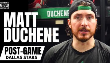 Matt Duchene Discusses Dallas Stars Win vs. Nashville, Jamie Benn's Captaincy & Lian Bichsel