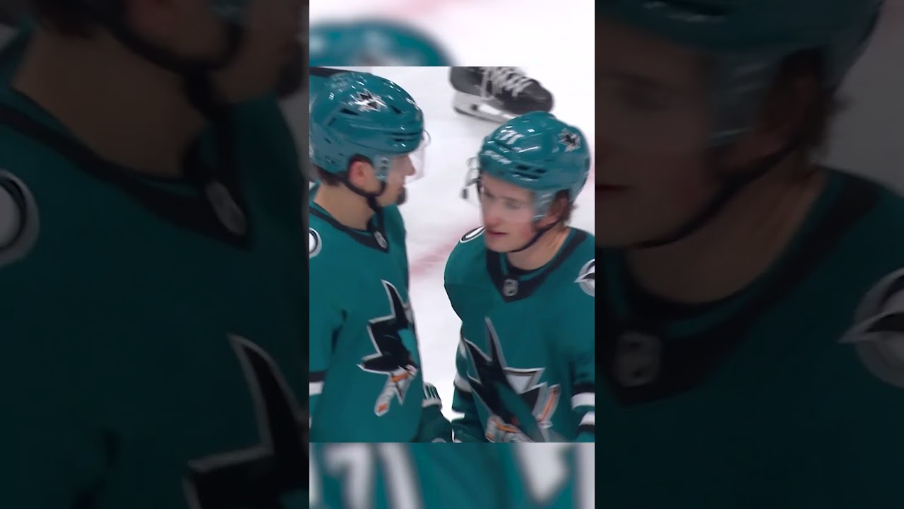 Steph Curry cheers on Macklin Celebrini 🏀🦈