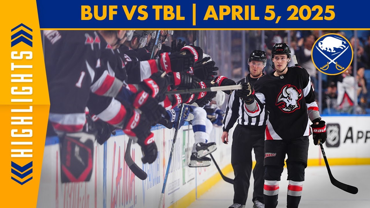 Tage Thompson Scores 40th | Buffalo Sabres Beat Tampa Bay Lightning In Shootout | Game Highlights