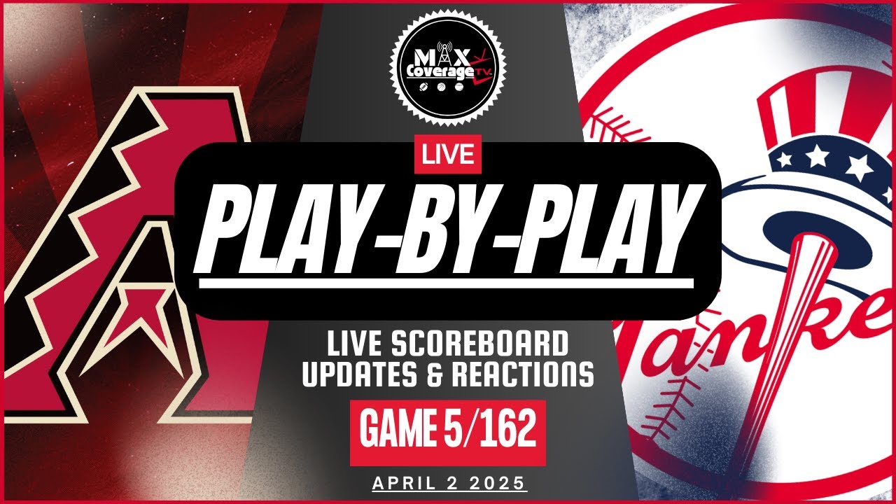 🔴LIVE Arizona Diamondbacks vs New York Yankees - Play-By-Play & Reactions (4/2/25)