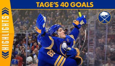 WATCH ALL 40‼️ | Tage Thompson Scores 40 Goals | Buffalo Sabres 2024-25 Season