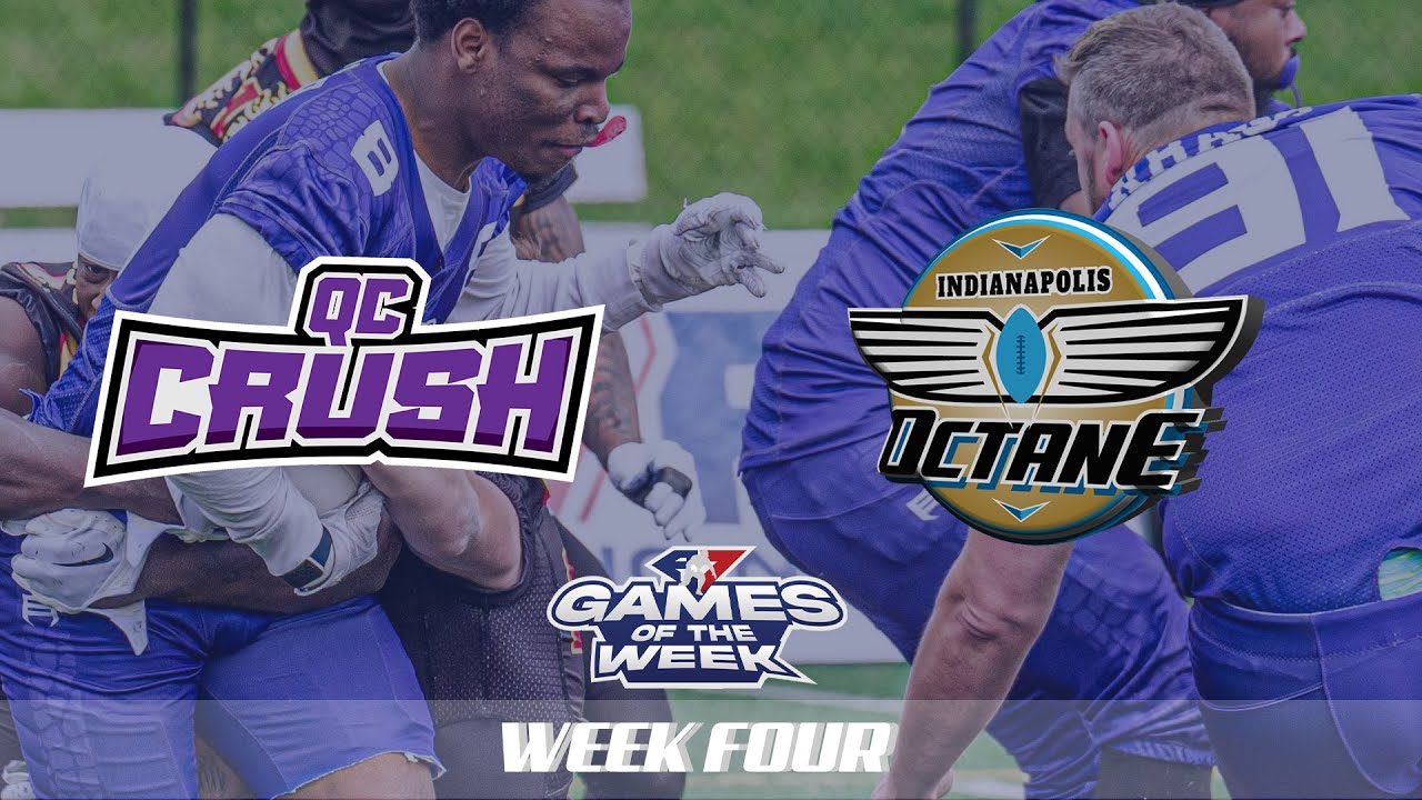 QC Crush vs Indianapolis Octane A7FL Sunday Football