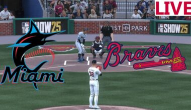 🔴LIVE 🔴Miami Marlins Vs Atlanta Braves / April 6th /Mlb Envivo / Mlb the show 25