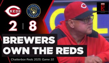 Milwaukee Brewers Are Cincinnati Reds Daddy | Reds Start Season 3-7 | Chatterbox Reds | Game 10