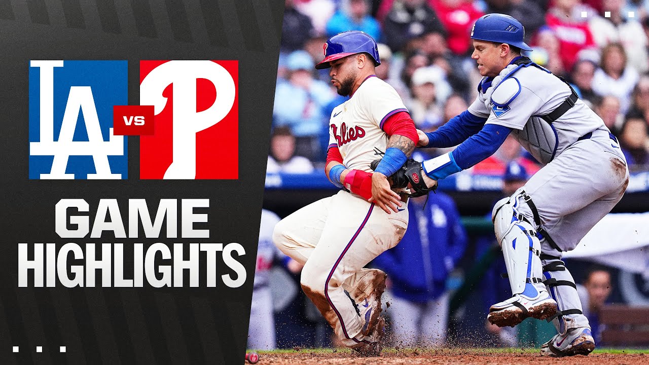 Dodgers vs. Phillies  Game Highlights (4/6/25) | MLB Highlights