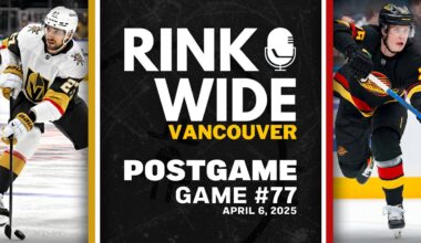 RINK WIDE POST-GAME: Vancouver Canucks vs Vegas Golden Knights | Game 77 - Apr. 6, 2025