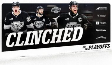 THE LA KINGS HAVE CLINCHED A 2025 STANLEY CUP PLAYOFFS BERTH!