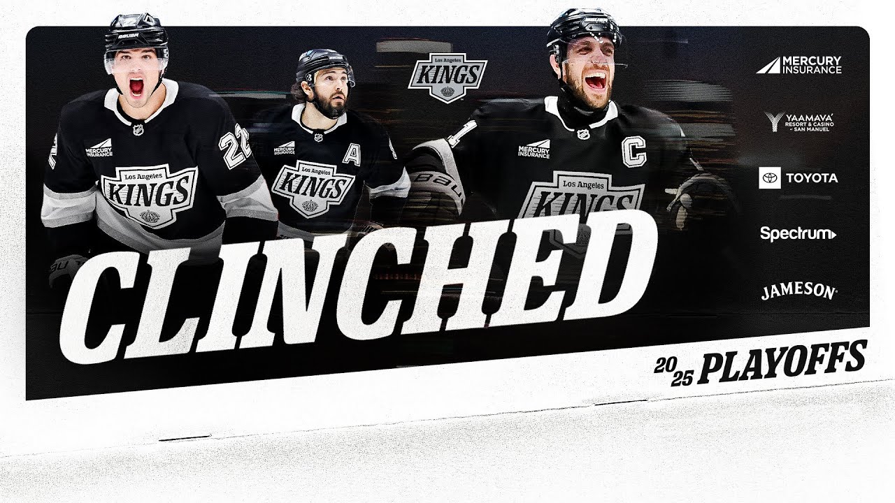 THE LA KINGS HAVE CLINCHED A 2025 STANLEY CUP PLAYOFFS BERTH!
