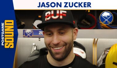"Do The Right Things Consistently" | Jason Zucker After Buffalo Sabres 3-2 Win Over Tampa Bay