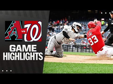 D-backs vs. Nationals Game Highlights (4/6/25) | MLB Highlights