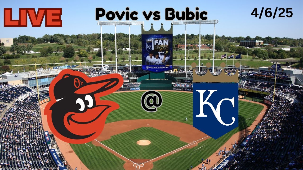 Baltimore Orioles @ Kansas City Royals | LIVE! Play-by-Play & Commentary | 4/6/25 | Game #10