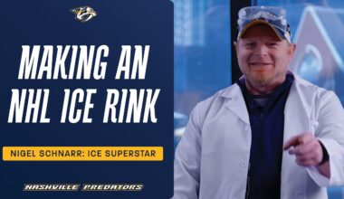 Making an NHL Ice Rink - Nigel Schnarr: Ice Superstar | Nashville Predators