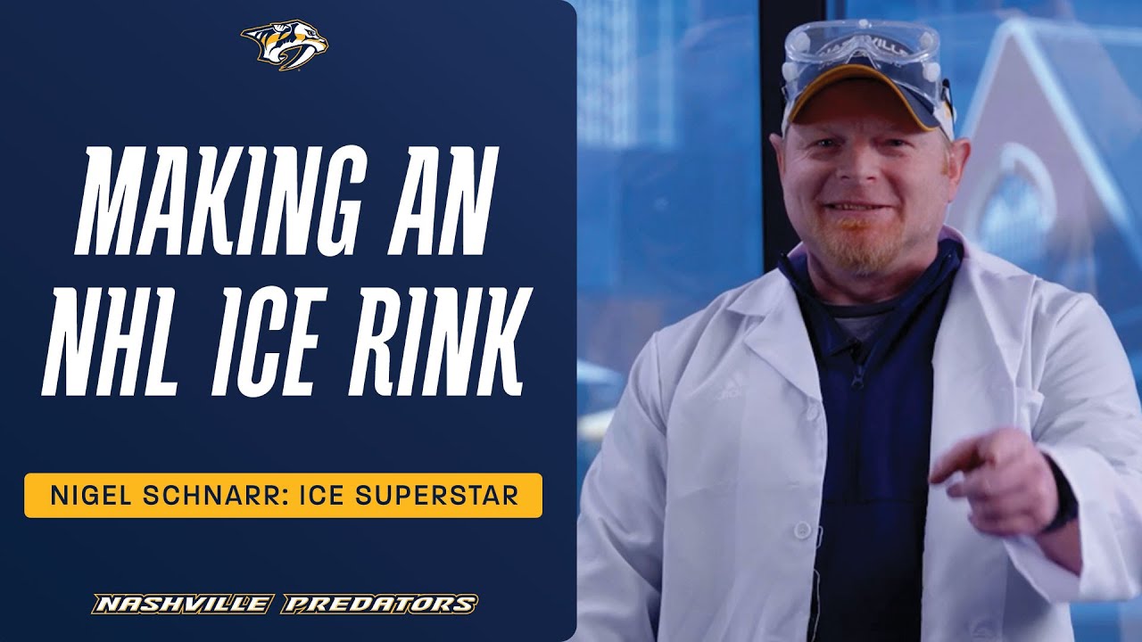 Making an NHL Ice Rink - Nigel Schnarr: Ice Superstar | Nashville Predators