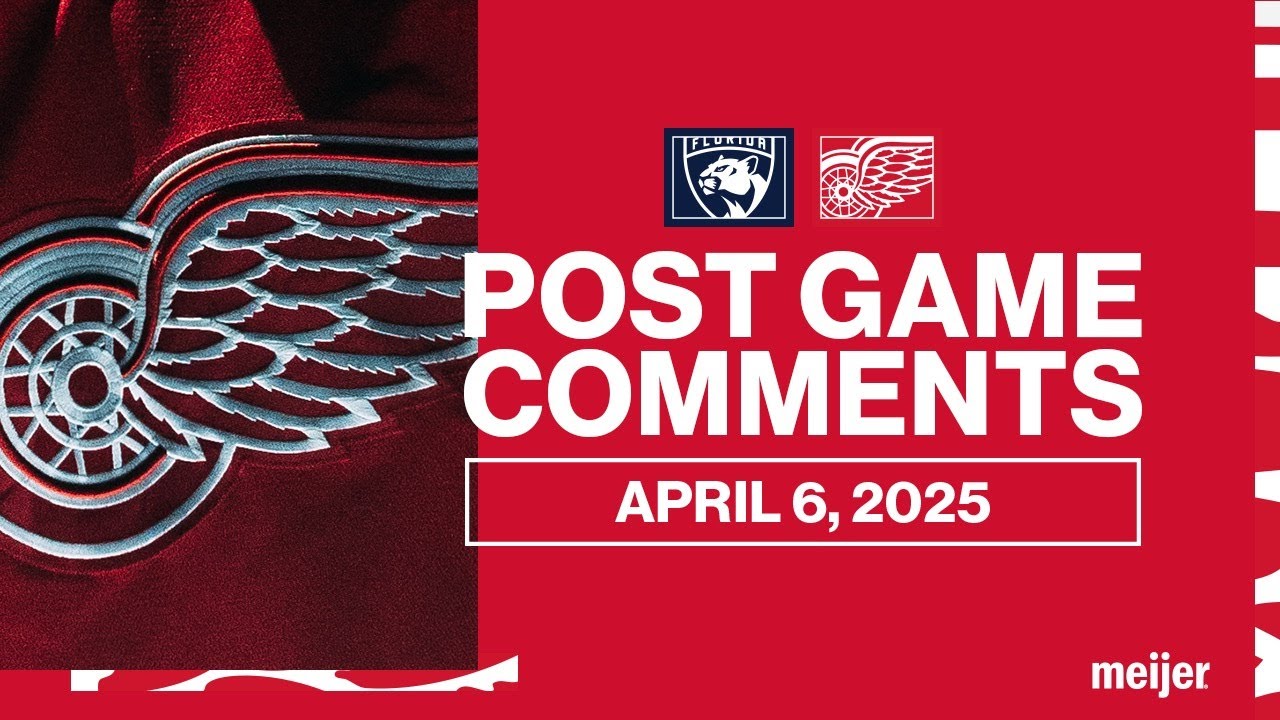 Alex DeBrincat, Cam Talbot, Todd McLellan Post Game Comments vs FLA | April 6, 2025