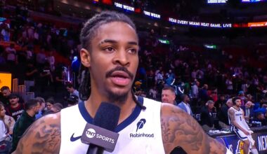 Ja Morant talks GAME-WINNER at the Buzzer vs Heat, Postgame Interview