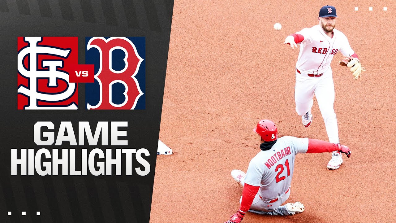Cardinals vs. Red Sox Game Highlights (4/6/25) | MLB Highlights
