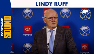 "After The First, Great Game" | Lindy Ruff On Buffalo Sabres 6-3 Win Over Boston Bruins