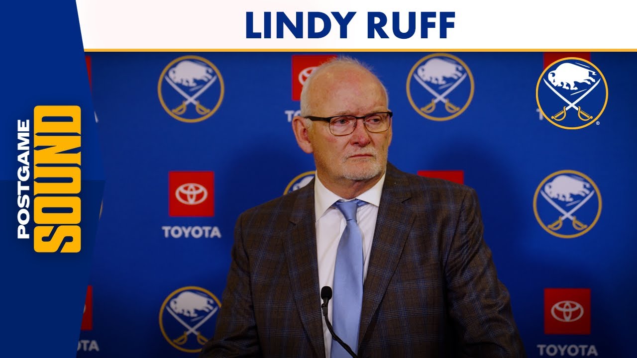 "After The First, Great Game" | Lindy Ruff On Buffalo Sabres 6-3 Win Over Boston Bruins