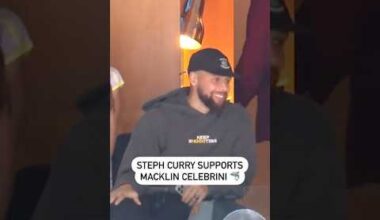 Stephen Curry 🤝 Macklin Celebrini